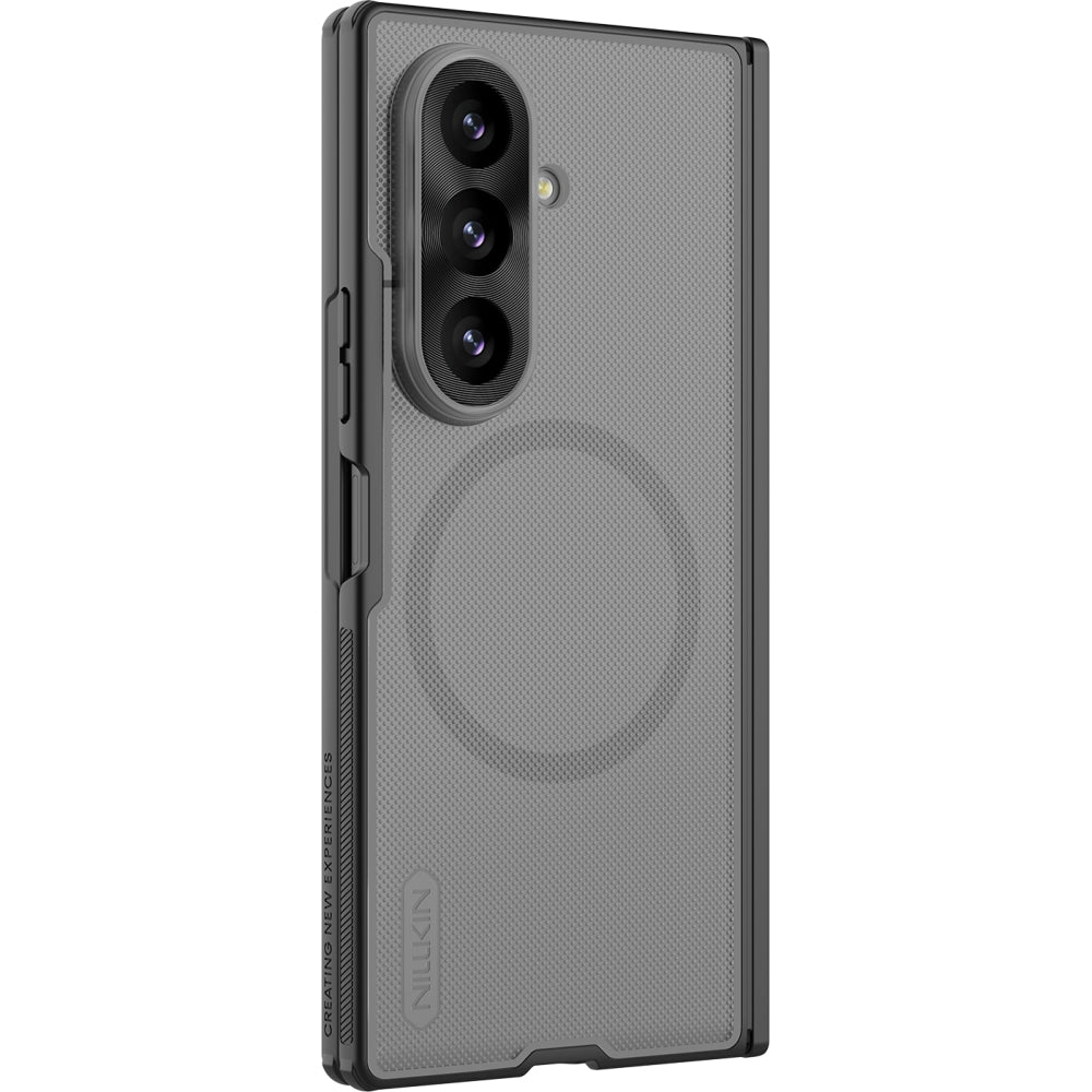 Handyhülle für Galaxy Z Fold8 Ultra, Nillkin Super Frosted Shield Fold Magnetic, Geräuchert mit schwarzem Rahmen