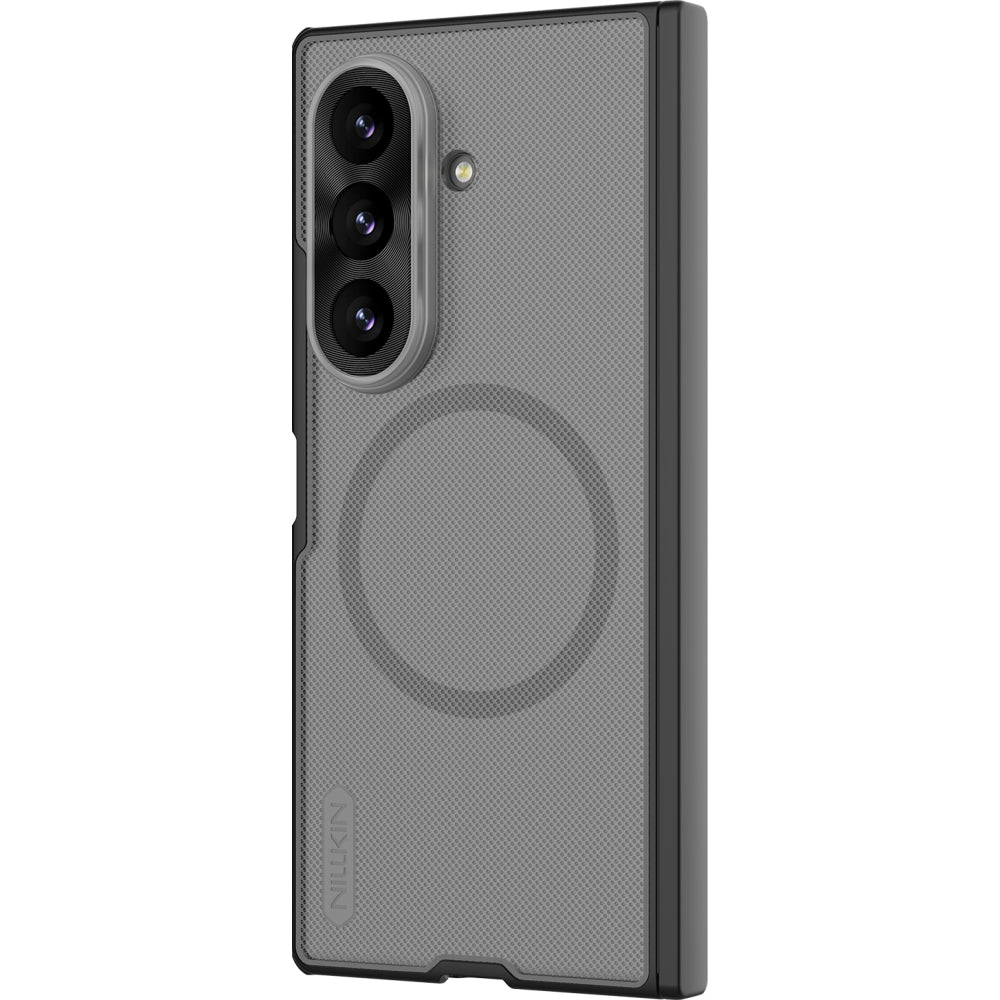 Handyhülle für Galaxy Z Fold8 Ultra, Nillkin Super Frosted Shield Fold Magnetic, Geräuchert mit schwarzem Rahmen