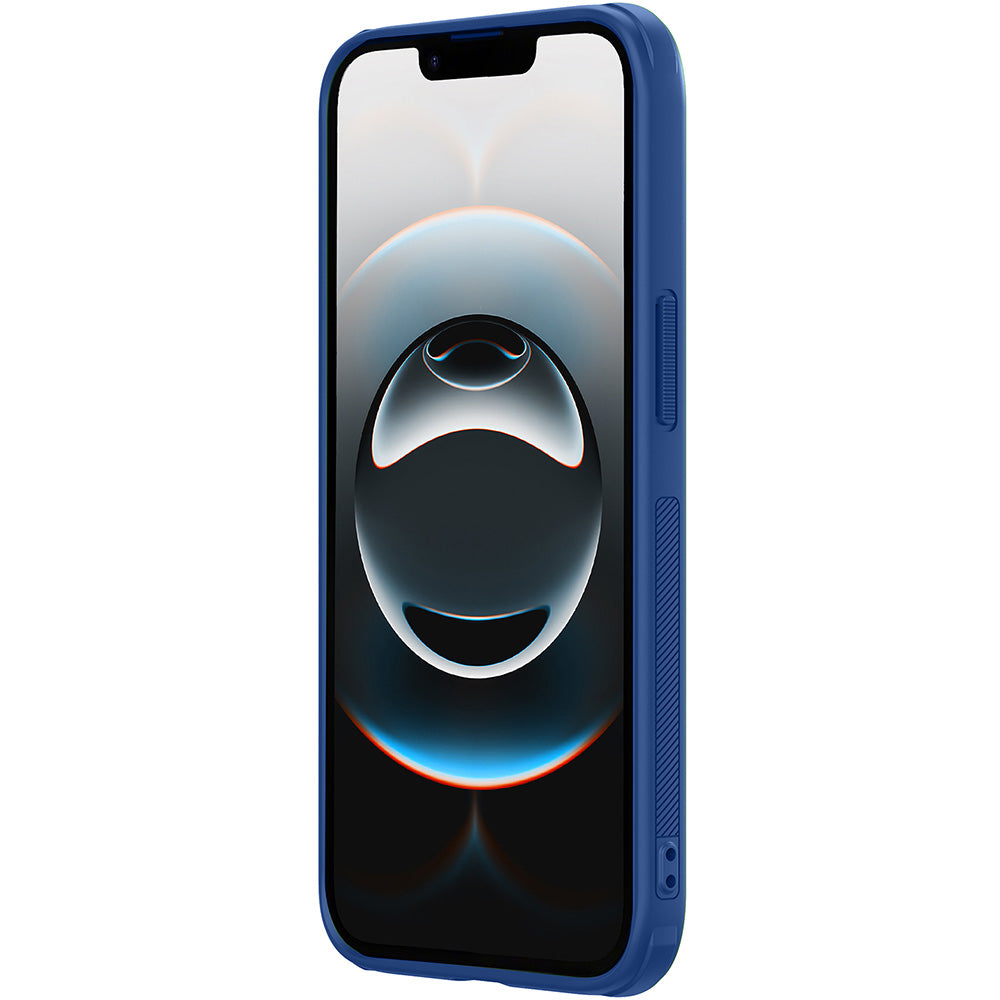 Handyhülle für iPhone 17e / 16e, Nillkin Frosted Shield Pro, Dunkelblau