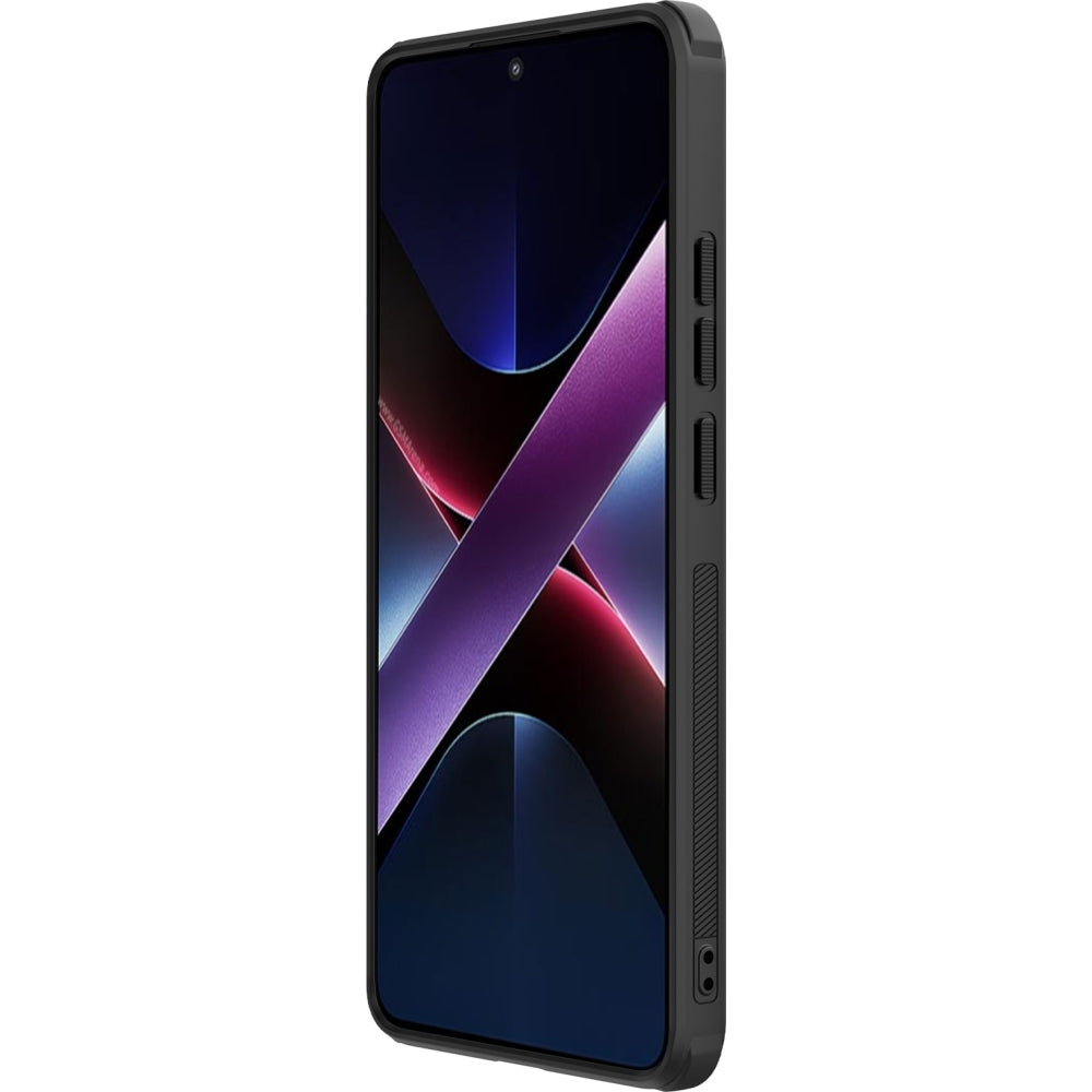 Handyhülle für POCO X7 Pro, Nillkin Frosted Shield Pro, Schwarz