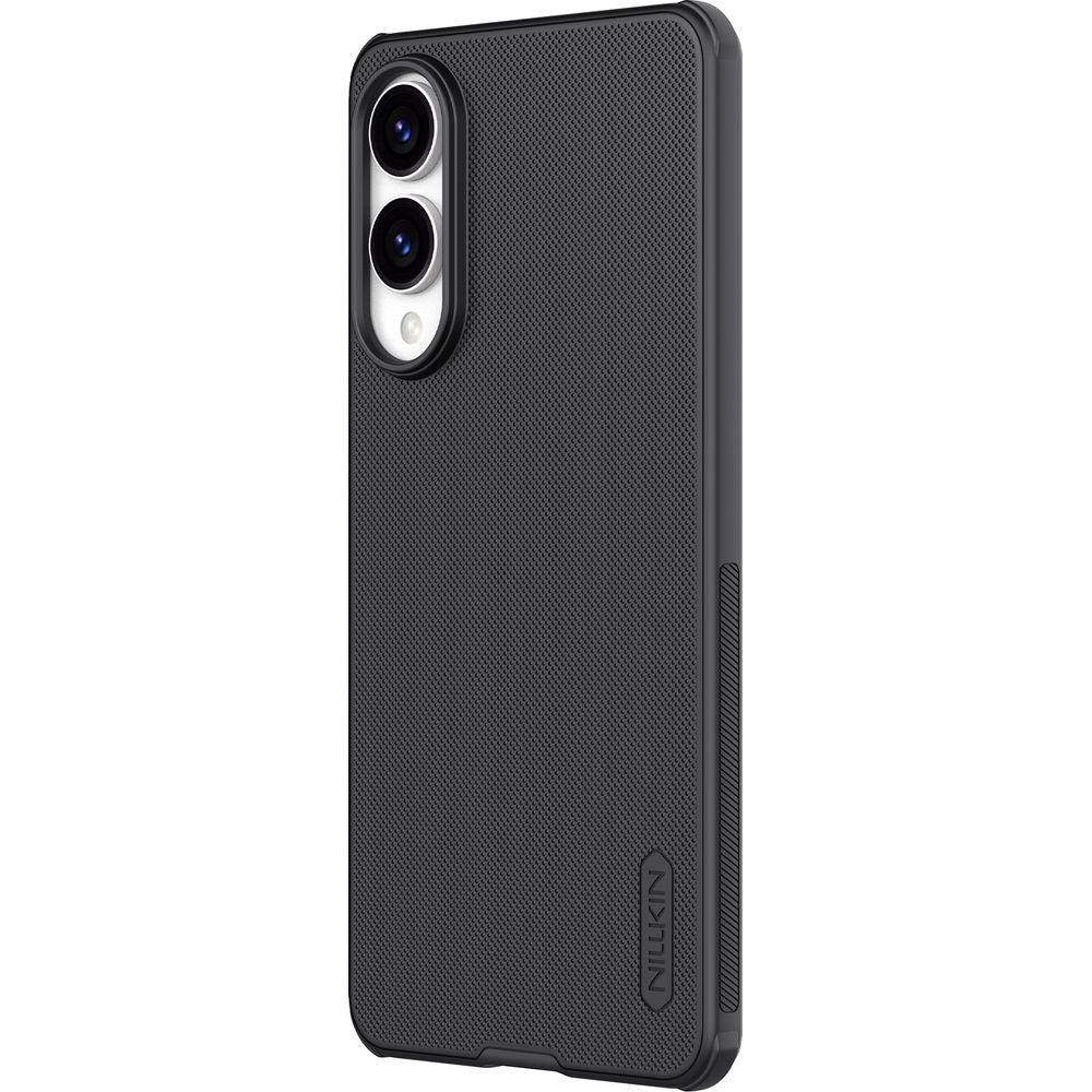 Handyhülle für Galaxy S25 Edge, Nillkin Frosted Shield Pro, Schwarz