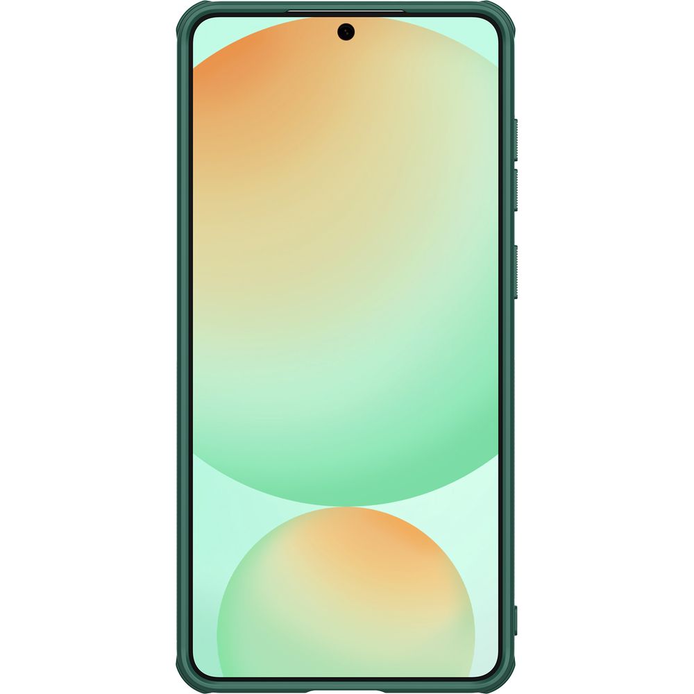 Handyhülle für Galaxy S25 Edge, Nillkin Frosted Shield Pro, Dunkelgrün