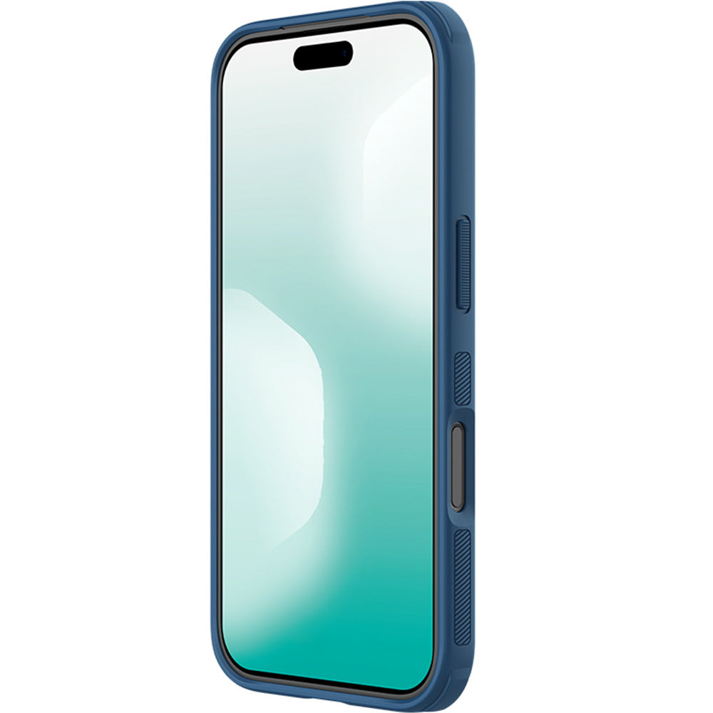Handyhülle für iPhone 18 Pro Max / 17 Pro Max, Nillkin Super Frosted Shield Pro, Dunkelblau (4/6)