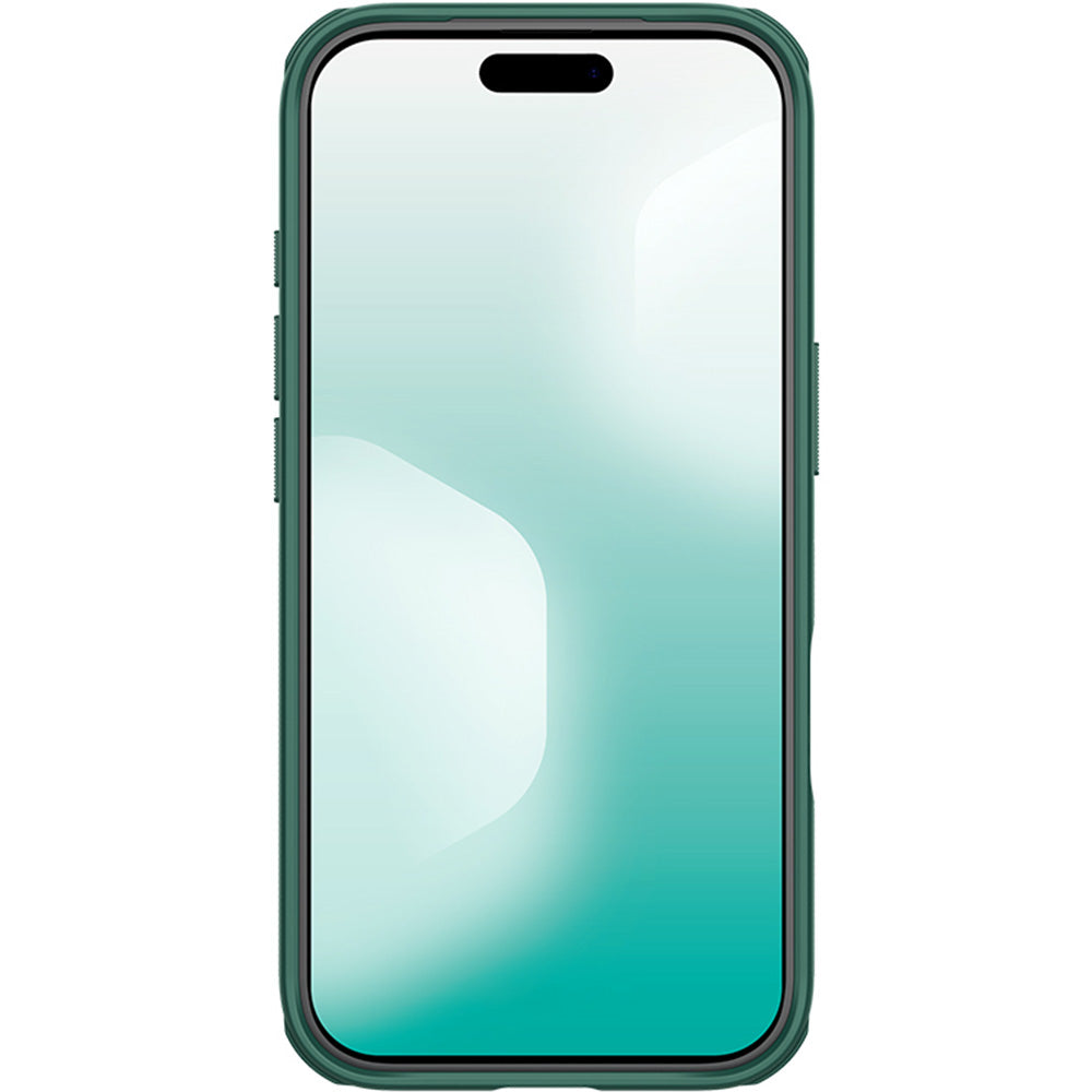 Handyhülle für iPhone 18 Pro Max / 17 Pro Max, Nillkin Super Frosted Shield Pro, Dunkelgrün (5/6)