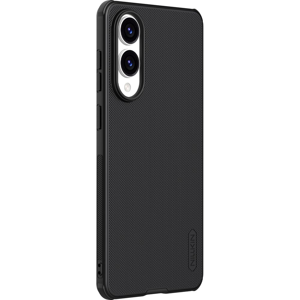 Handyhülle für Galaxy S25 Edge, Nillkin Frosted Shield Pro Magnetic, Schwarz