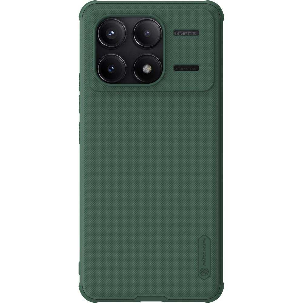 Handyhülle für Xiaomi Poco F6 Pro / Redmi K70 / K70 Pro, Nillkin Super Frosted Shield Pro Magnetic, Dunkelgrün