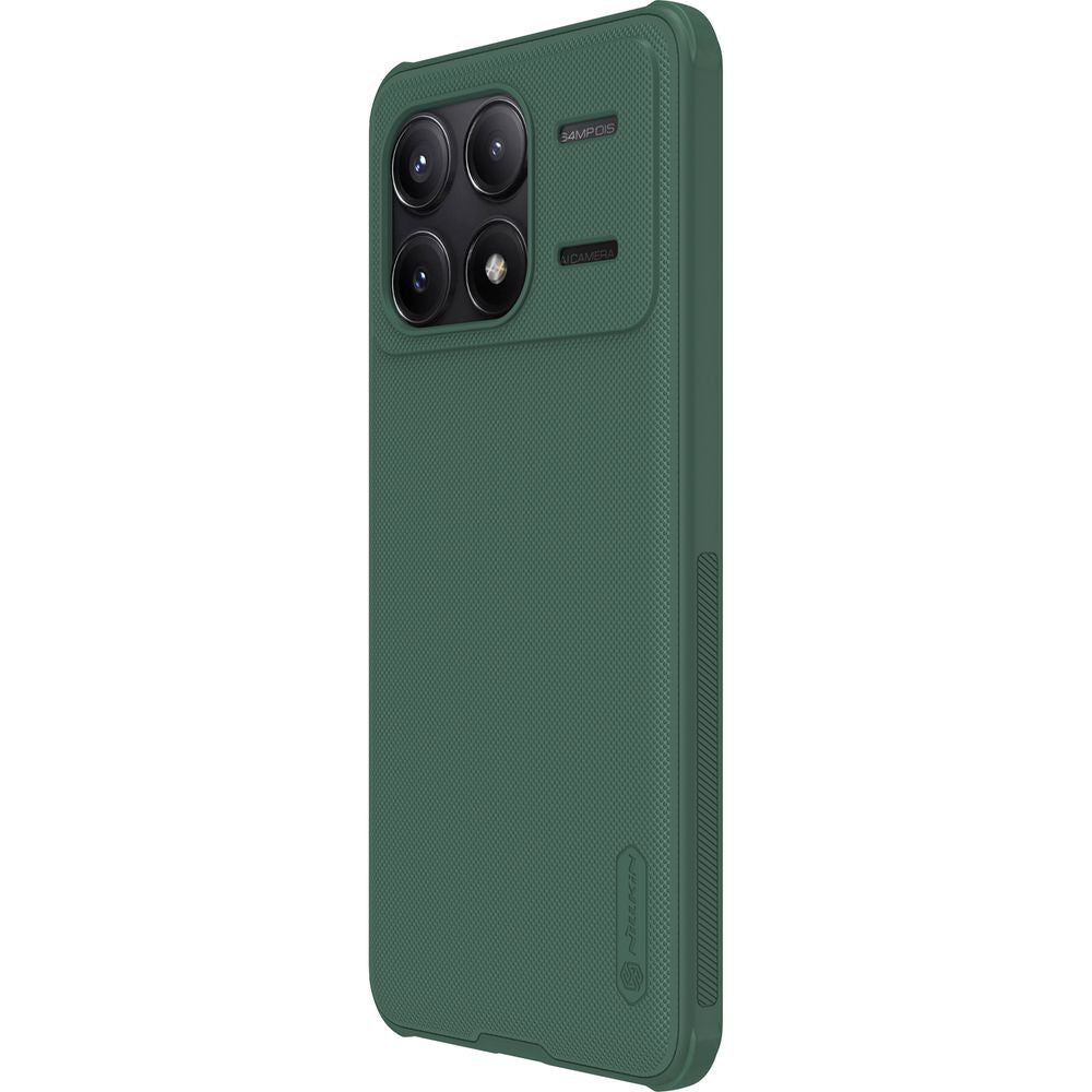 Handyhülle für Xiaomi Poco F6 Pro / Redmi K70 / K70 Pro, Nillkin Super Frosted Shield Pro Magnetic, Dunkelgrün