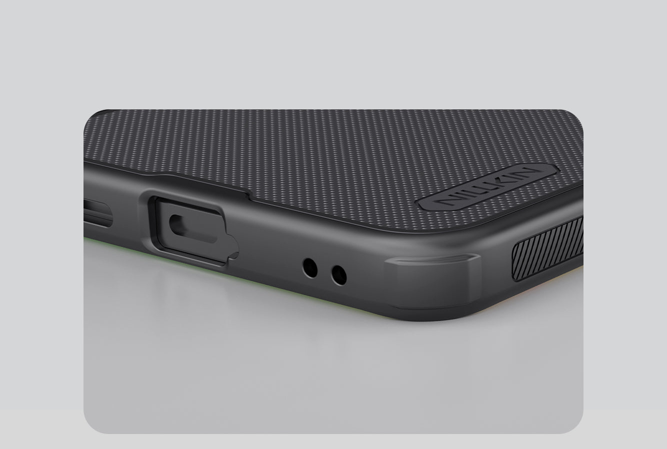 Schutzhülle Nillkin Super Frosted Shield Pro für Galaxy A57 5G, Schwarz
