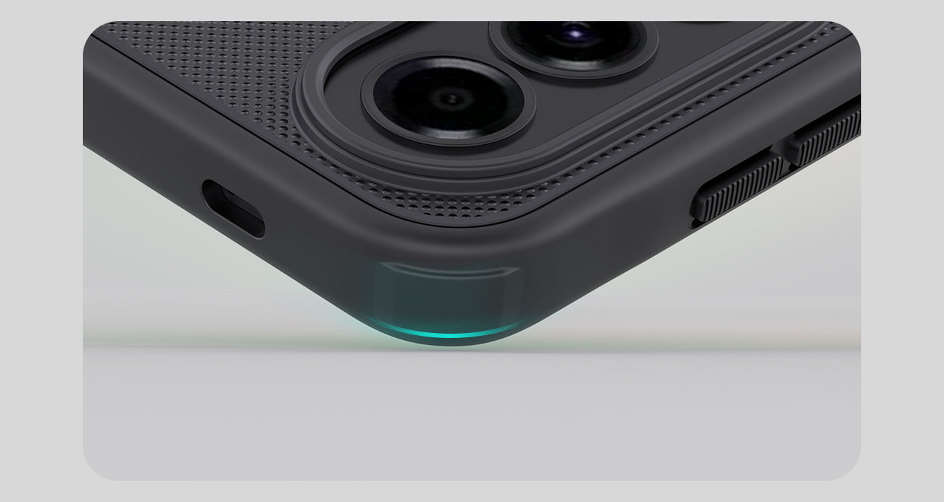 Schutzhülle Nillkin Super Frosted Shield Pro für Galaxy A57 5G, Schwarz