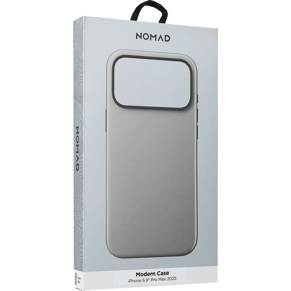 Handyhülle für iPhone 17 Pro Max, Nomad Modern Case mit MagSafe, Grau
