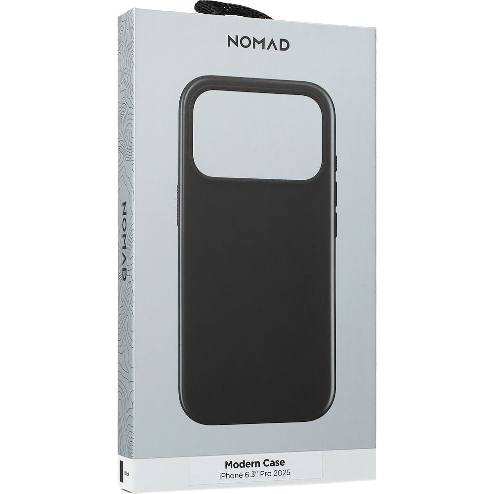 Handyhülle für iPhone 17 Pro, Nomad Modern Case mit MagSafe, Schwarz