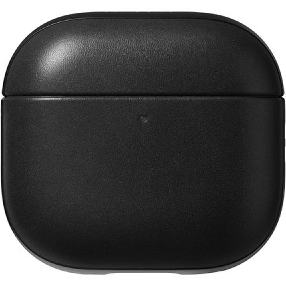 Hülle für AirPods 4, Nomad Modern Leather Case, Schwarz