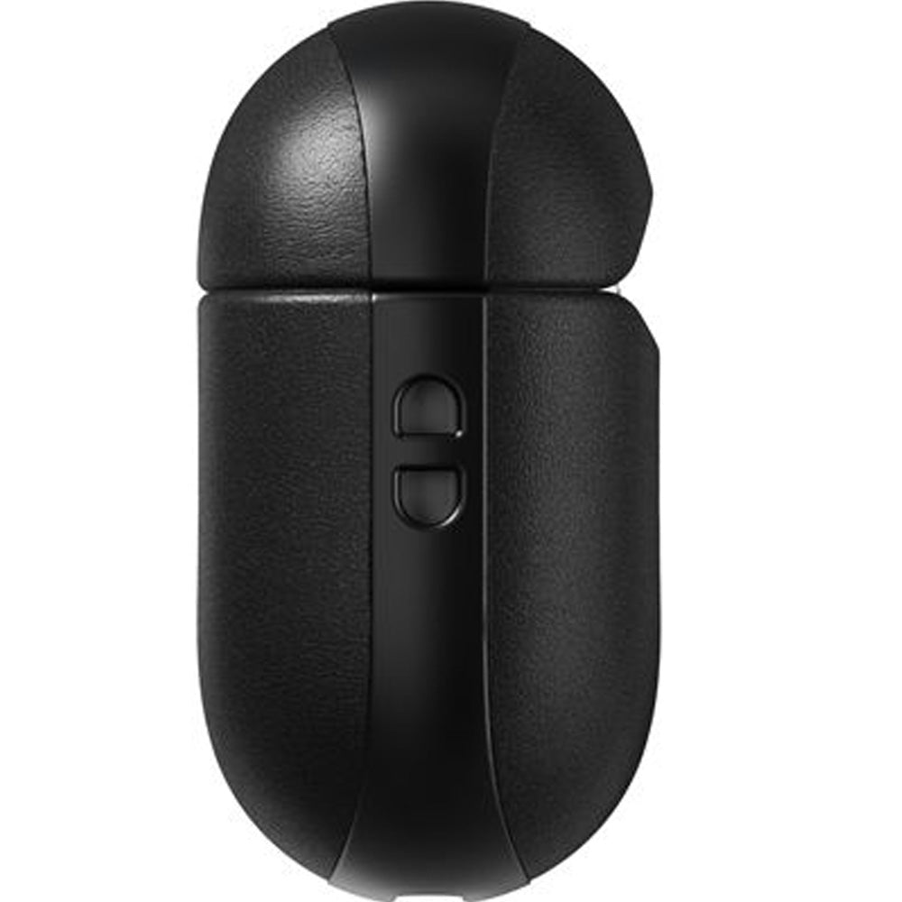 Hülle für AirPods 4, Nomad Modern Leather Case, Schwarz