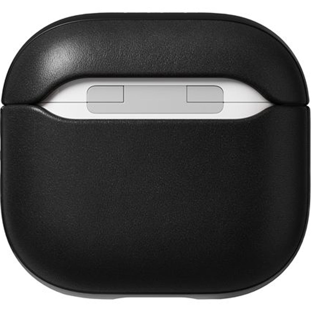 Hülle für AirPods 4, Nomad Modern Leather Case, Schwarz