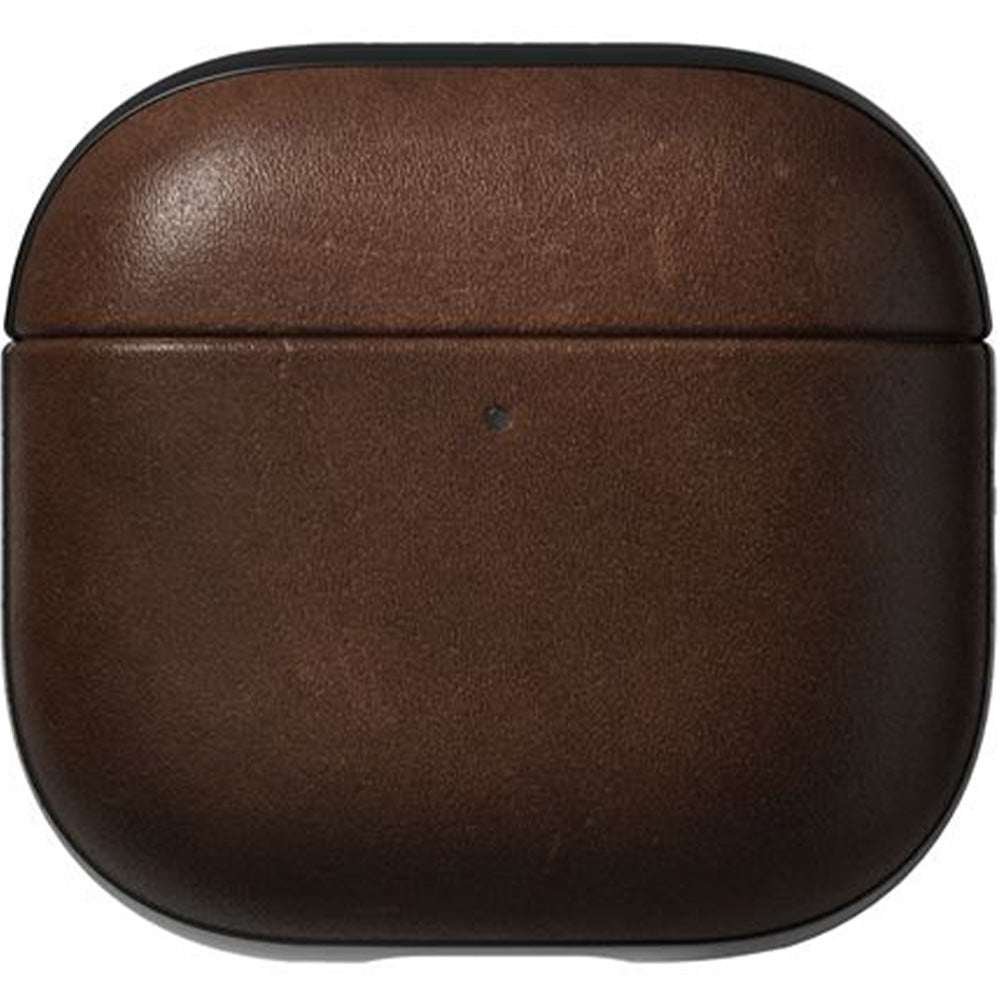 Hülle für AirPods 4, Nomad Modern Leather Case, Braun