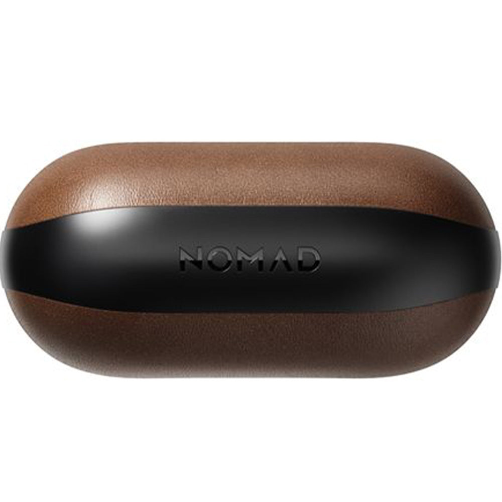 Hülle für AirPods 4, Nomad Modern Leather Case, Braun