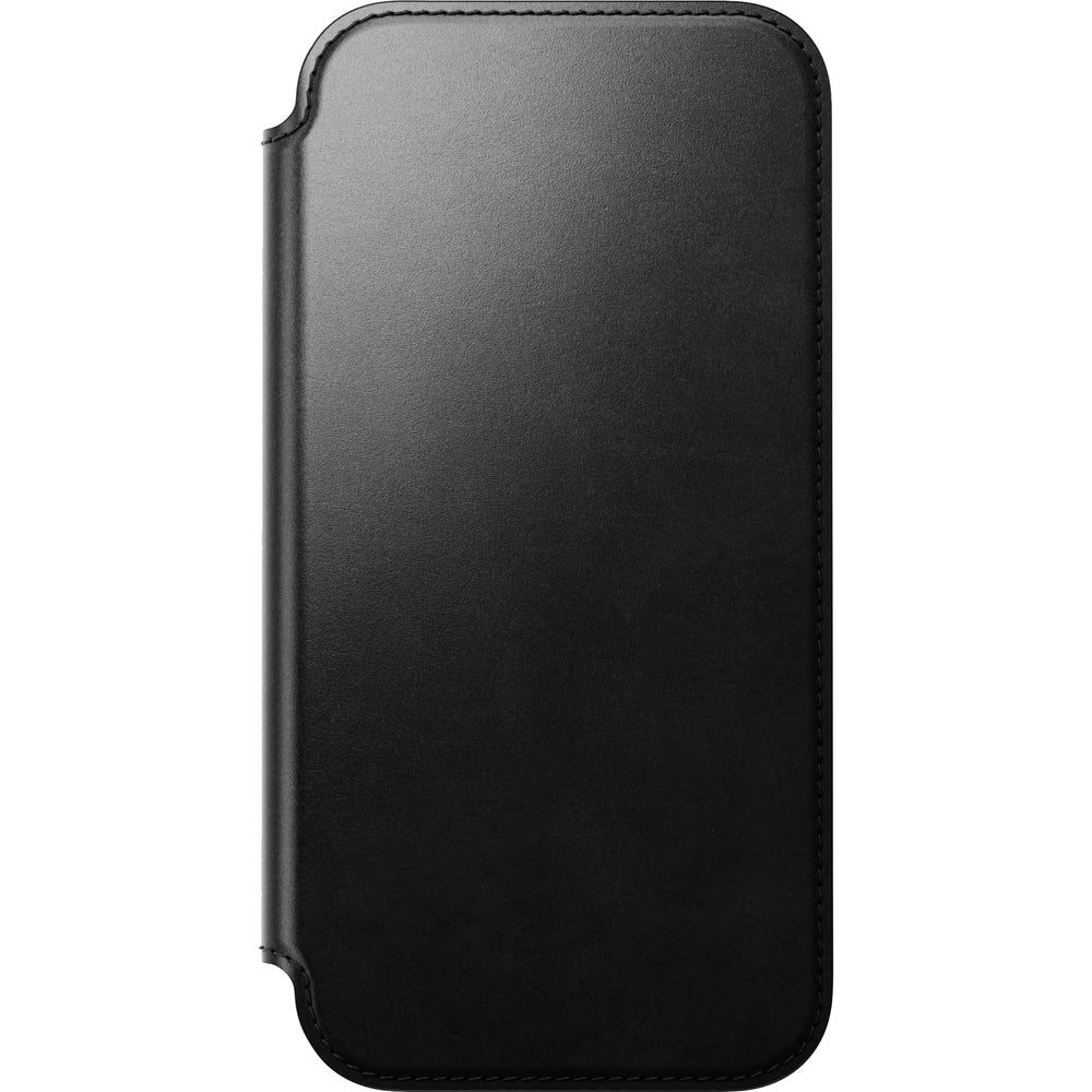 Handyhülle mit Klappe für iPhone 17 Pro Max, Nomad Modern Leather Folio Horween Series mit MagSafe, Schwarz