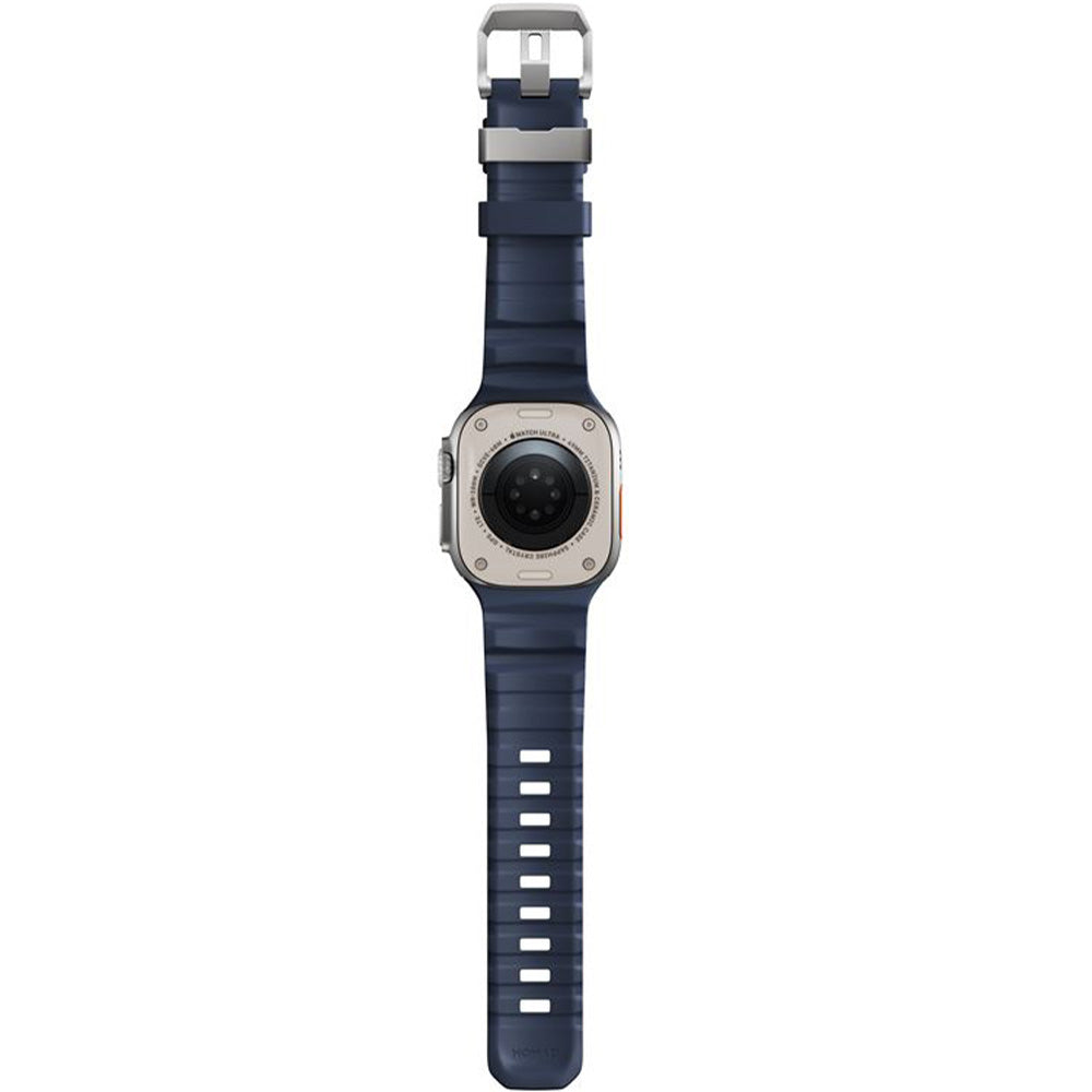 Armband für Apple Watch 49/46/45/44 mm, Nomad Rocky Point Band, Dunkelblau