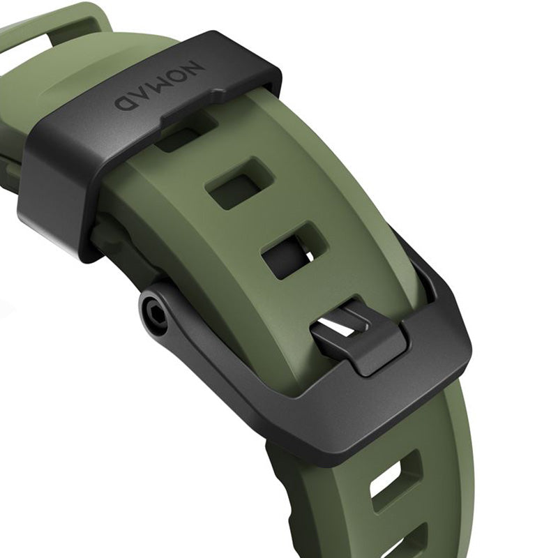 Armband für Apple Watch 49/46/45/44 mm, Nomad Rocky Point Band, Dunkelgrün