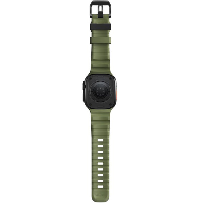 Armband für Apple Watch 49/46/45/44 mm, Nomad Rocky Point Band, Dunkelgrün