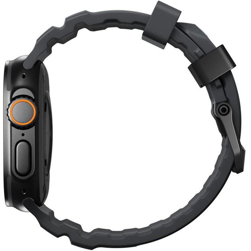 Armband für Apple Watch 49/46/45/44 mm, Nomad Rocky Point Band, Graphit