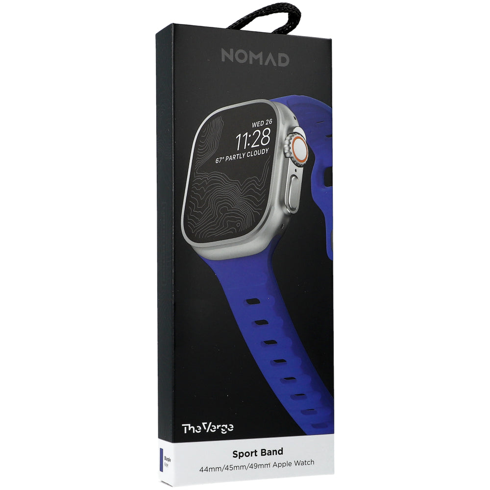 Nomad Sport Strap für Apple Watch 49/46/45/44 mm, Blau