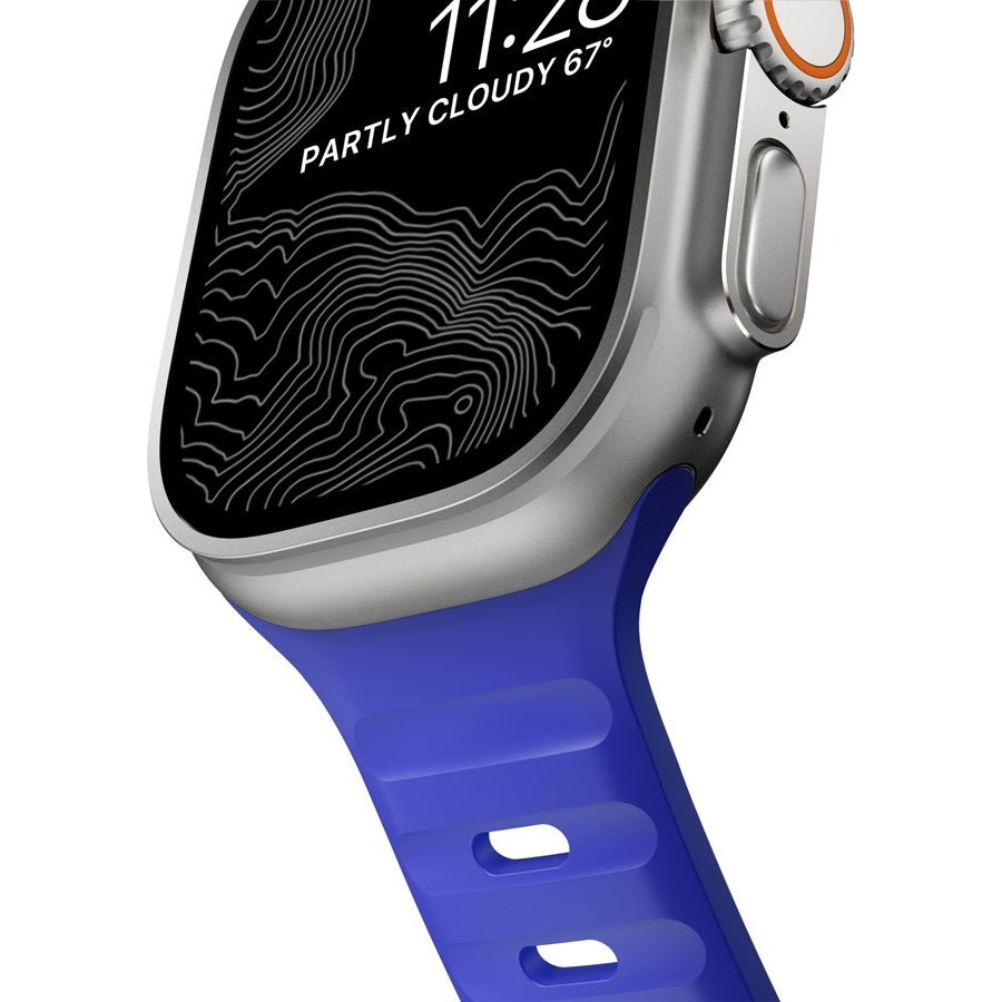Nomad Sport Strap für Apple Watch 49/46/45/44 mm, Blau
