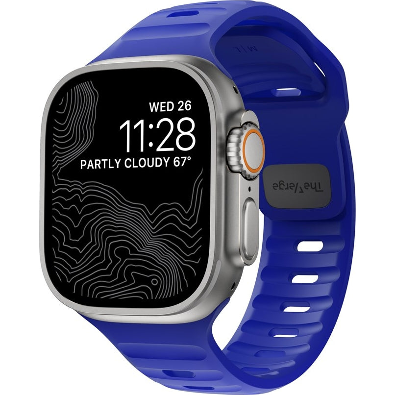 Nomad Sport Strap für Apple Watch 49/46/45/44 mm, Blau