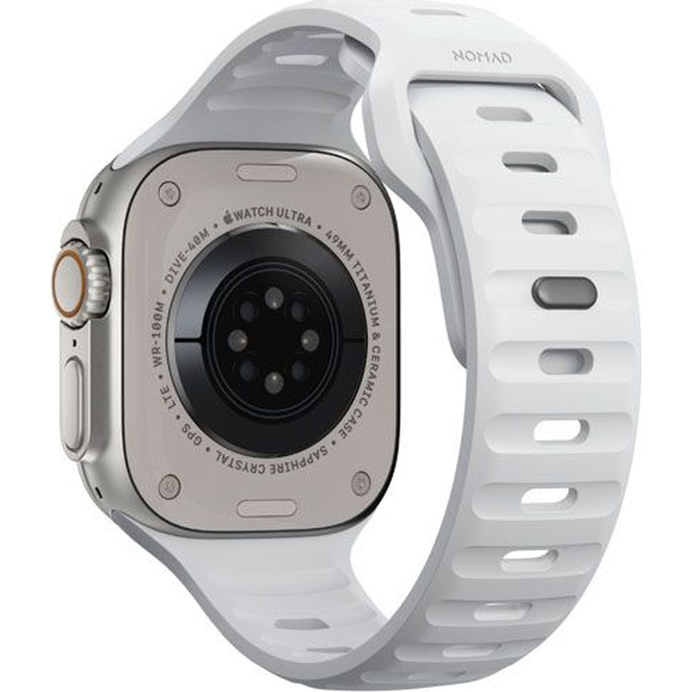 Armband Nomad Sport Strap für Apple Watch 49/45/44/42 mm, weiss