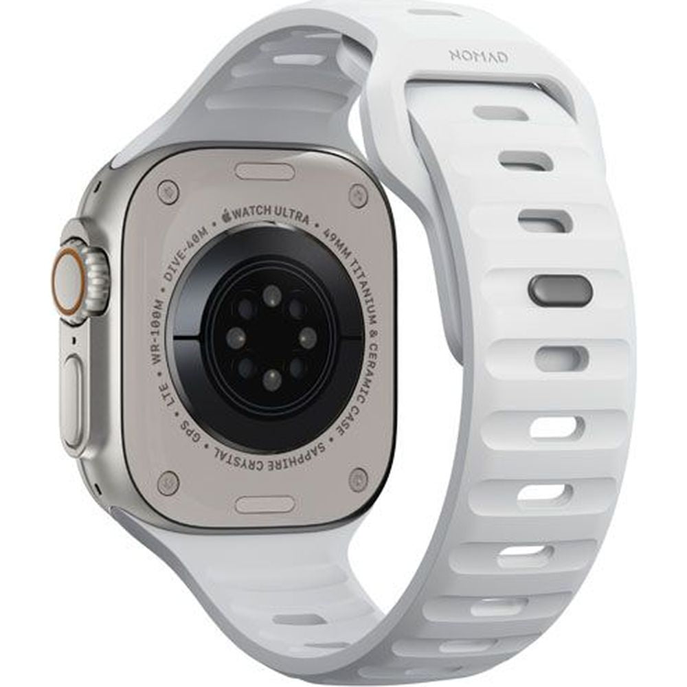 Armband Nomad Sport Strap für Apple Watch 49/46/45/44 mm, weiss