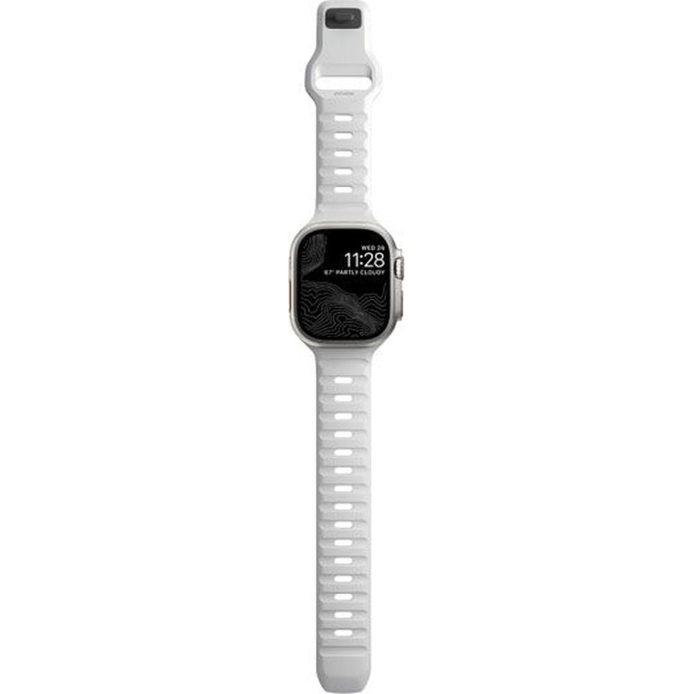 Armband Nomad Sport Strap für Apple Watch 49/46/45/44 mm, weiss