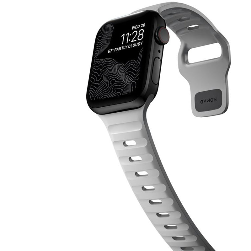 Armband Nomad Sport Strap für Apple Watch 49/45/44/42 mm, Grau