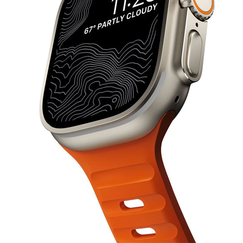 Armband Nomad Sport Strap für Apple Watch 49/45/44/42 mm, Orange