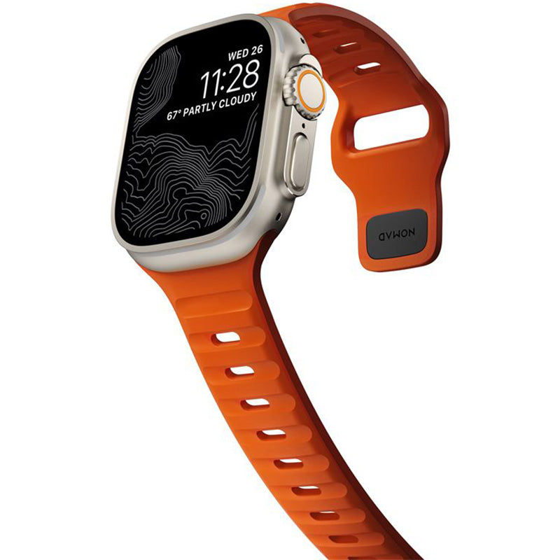 Armband Nomad Sport Strap für Apple Watch 49/45/44/42 mm, Orange