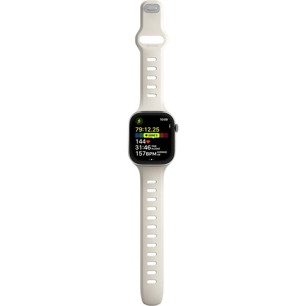 Uhrenarmband für Apple Watch 42 / 41 / 40 / 38 mm, Nomad Tempo Band, Beige
