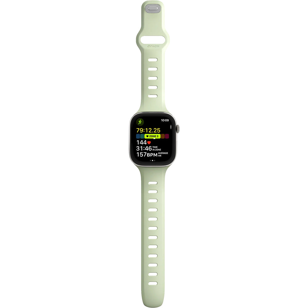 Uhrenarmband für Apple Watch 42 / 41 / 40 / 38 mm, Nomad Tempo Band, Grün