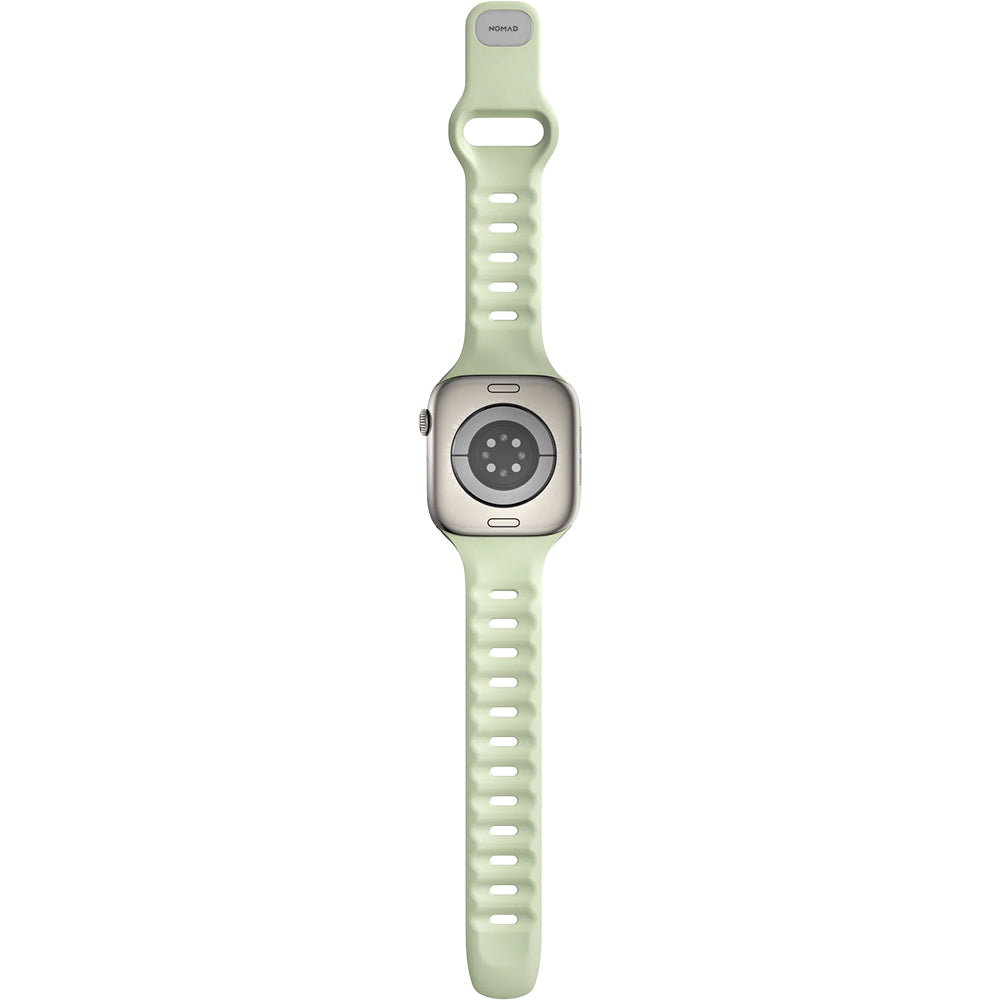 Uhrenarmband für Apple Watch 42 / 41 / 40 / 38 mm, Nomad Tempo Band, Grün