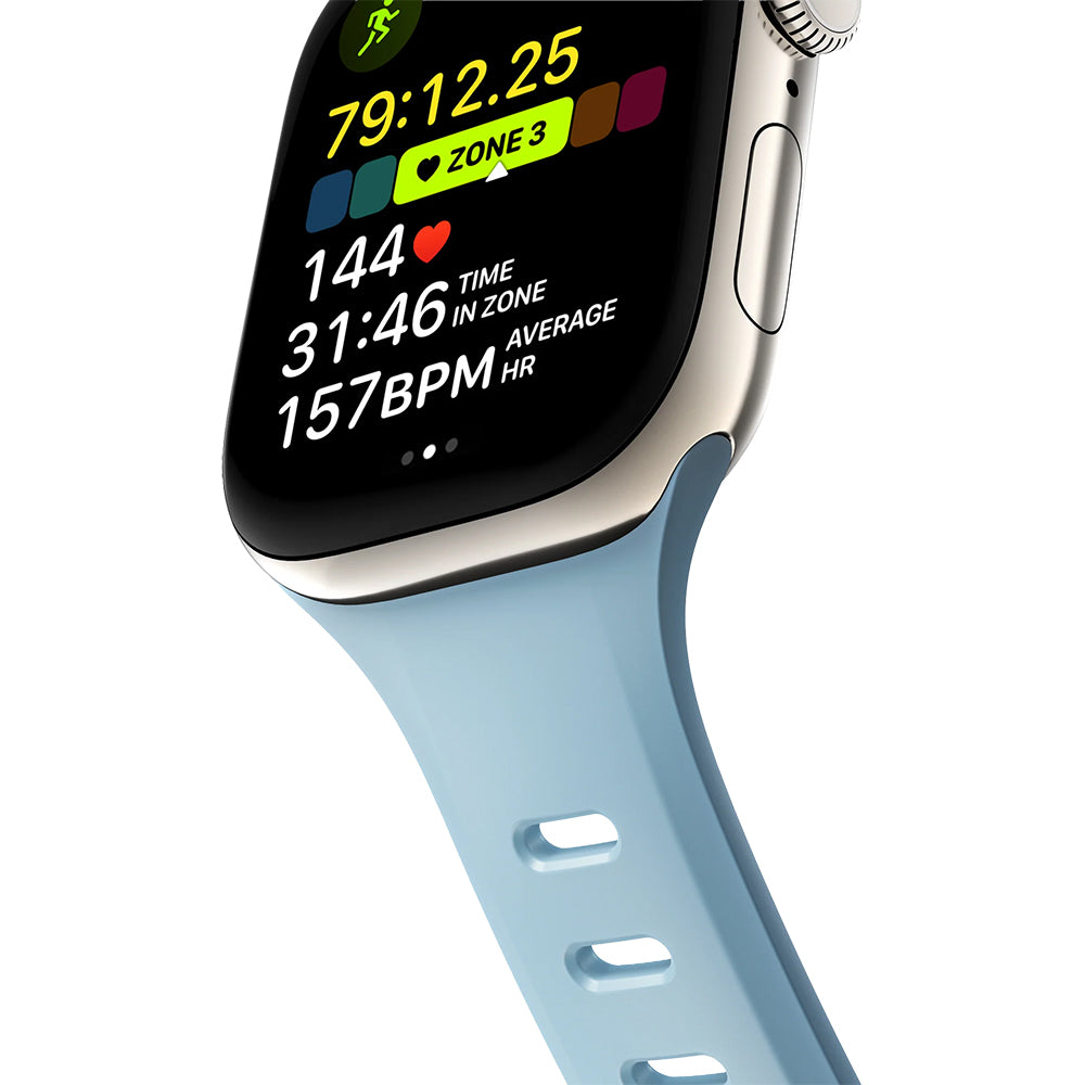 Uhrenarmband für Apple Watch 42 / 41 / 40 / 38 mm, Nomad Tempo Band, Blau