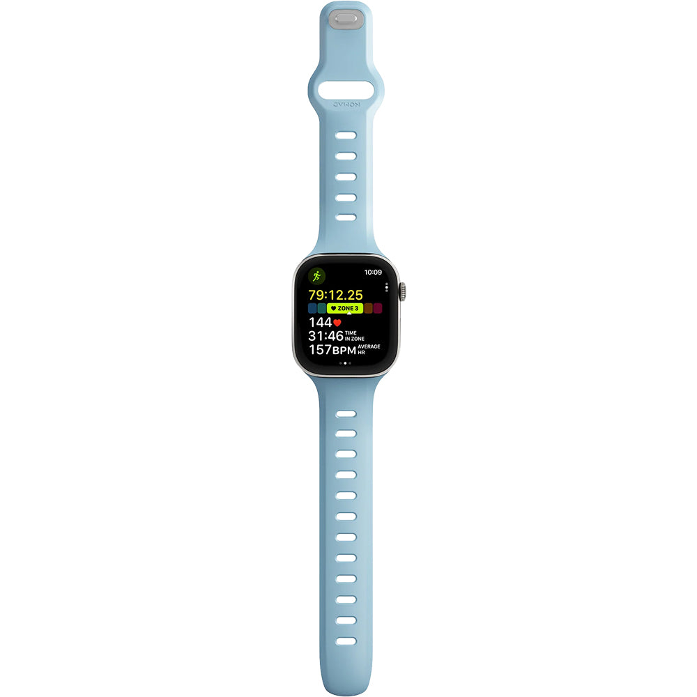 Uhrenarmband für Apple Watch 42 / 41 / 40 / 38 mm, Nomad Tempo Band, Blau
