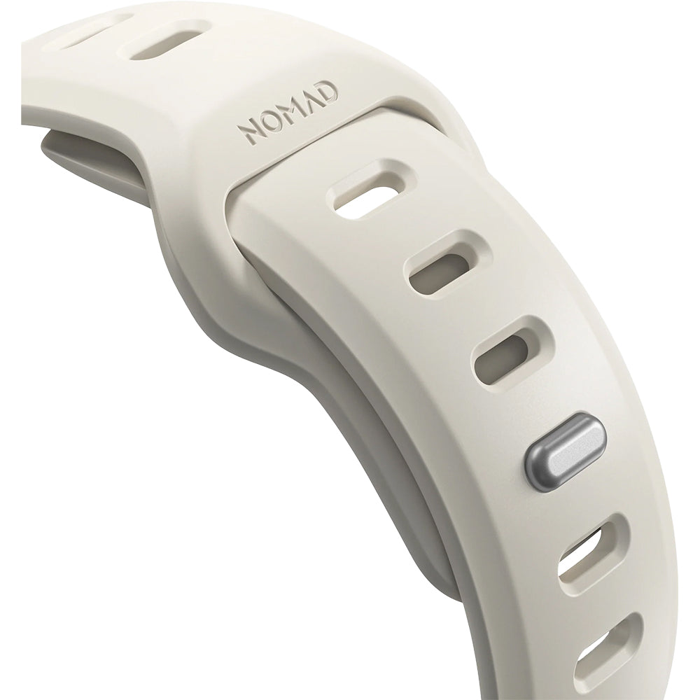 Uhrenarmband für Apple Watch 46 / 45 / 44 mm, Nomad Tempo Band, Beige