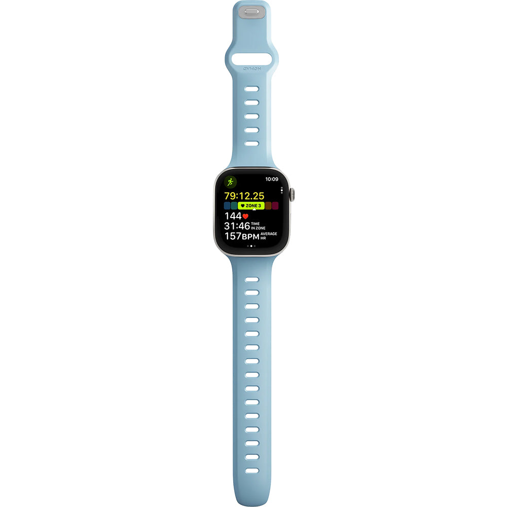 Uhrenarmband für Apple Watch 46 / 45 / 44 mm, Nomad Tempo Band, Blau