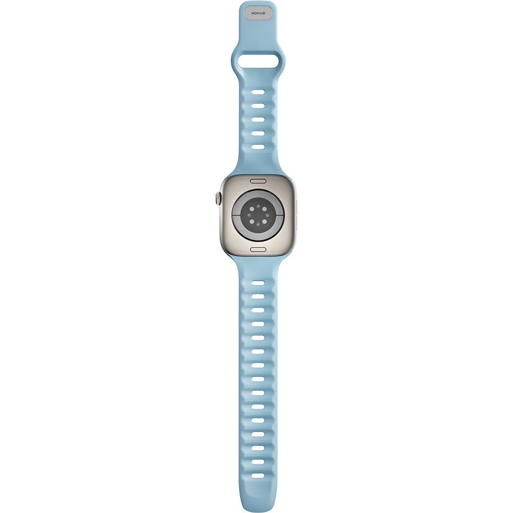 Uhrenarmband für Apple Watch 46 / 45 / 44 mm, Nomad Tempo Band, Blau