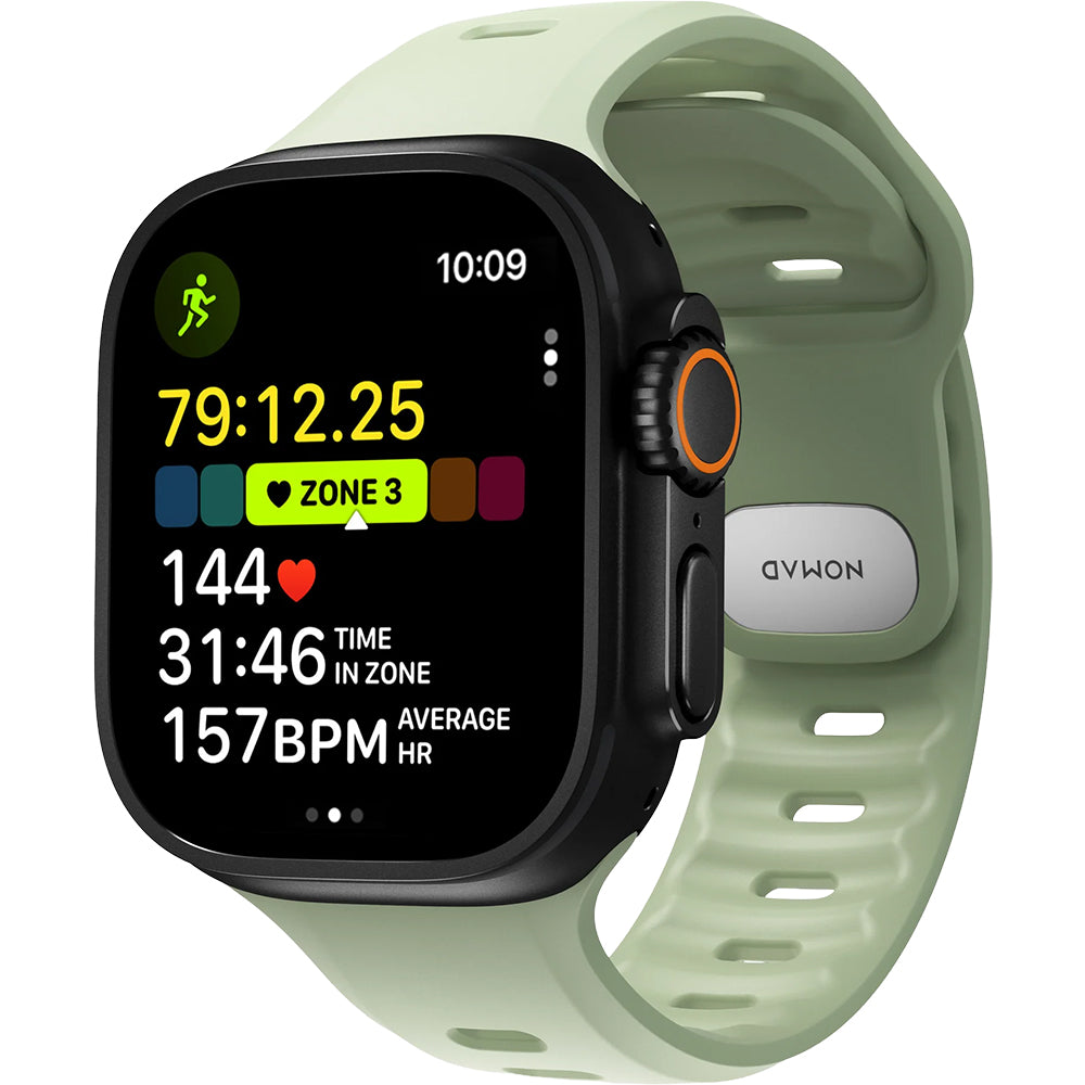 Uhrenarmband für Apple Watch Ultra 3 / 2 / 1 (49mm), Nomad Tempo Band, Grün