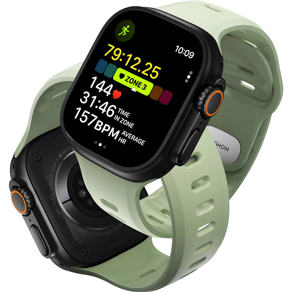 Uhrenarmband für Apple Watch Ultra 3 / 2 / 1 (49mm), Nomad Tempo Band, Grün