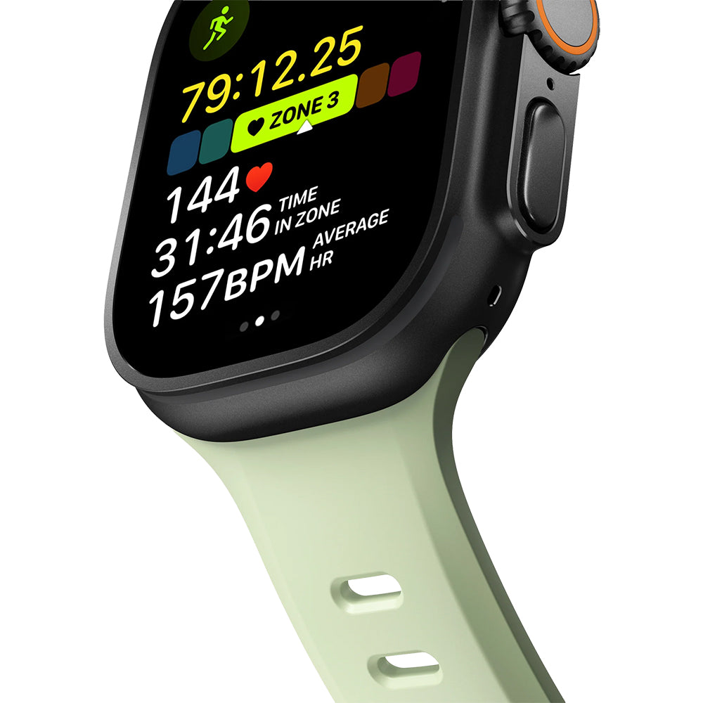 Uhrenarmband für Apple Watch Ultra 3 / 2 / 1 (49mm), Nomad Tempo Band, Grün