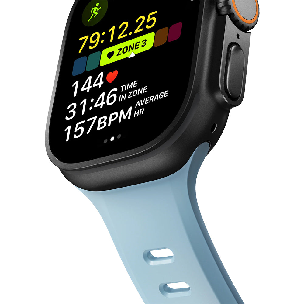 Uhrenarmband für Apple Watch Ultra 3 / 2 / 1 (49mm), Nomad Tempo Band, Blau