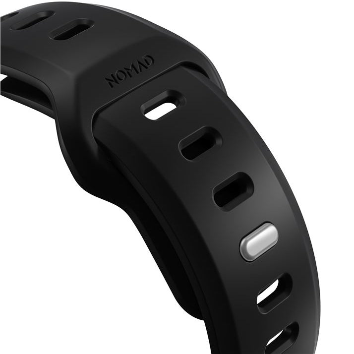 Uhrenarmband für Apple Watch 49 / 46 / 45 / 44 mm, Nomad Tempo Band, Schwarz