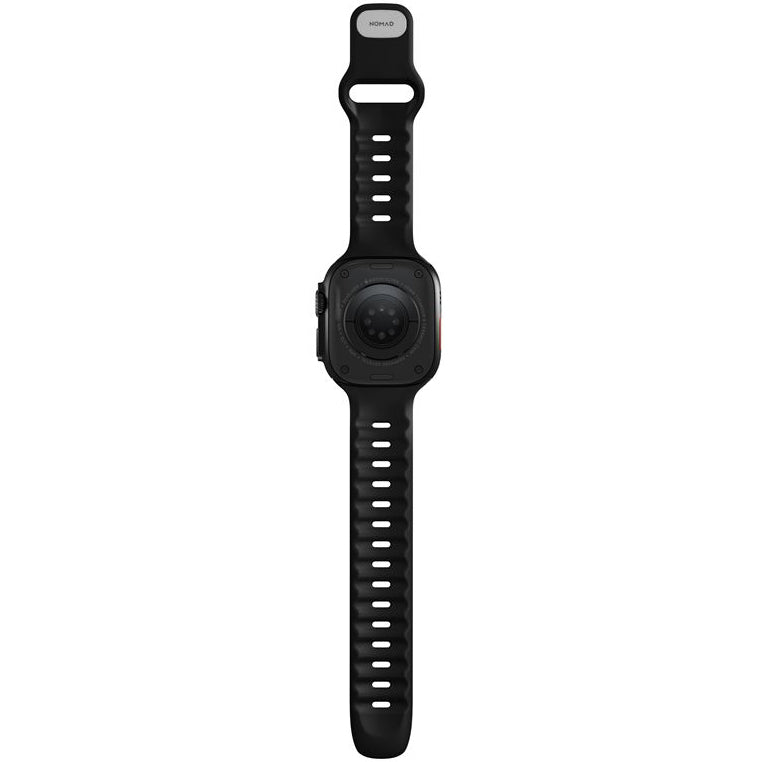 Uhrenarmband für Apple Watch 49 / 46 / 45 / 44 mm, Nomad Tempo Band, Schwarz