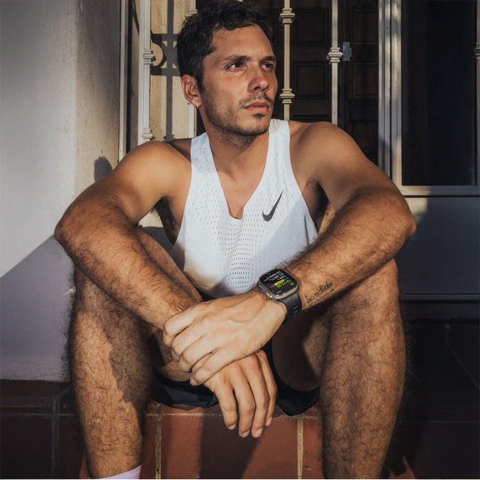 Uhrenarmband für Apple Watch 49 / 46 / 45 / 44 mm, Nomad Tempo Band, Schwarz