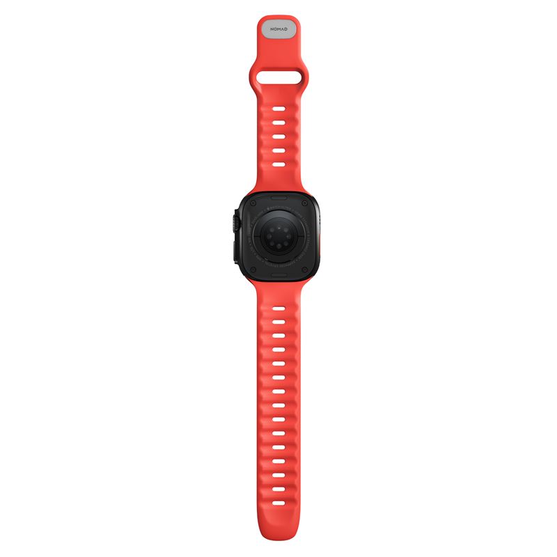 Uhrenarmband für Apple Watch 49 / 46 / 45 / 44 mm, Nomad Tempo Band, Rot